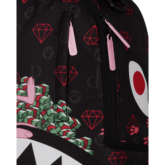 Zaino pink panther paw prints DLXR