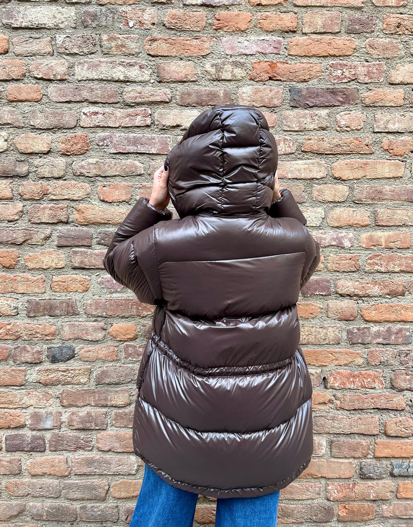 Piumino medio con laccio Livia