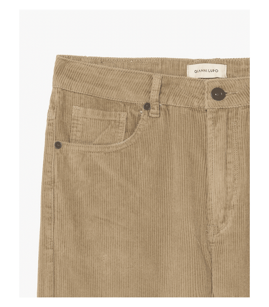 Pantaloni COOPER carrot fit in velluto a coste