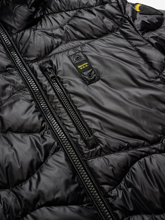 Piumino con cappuccio Wave