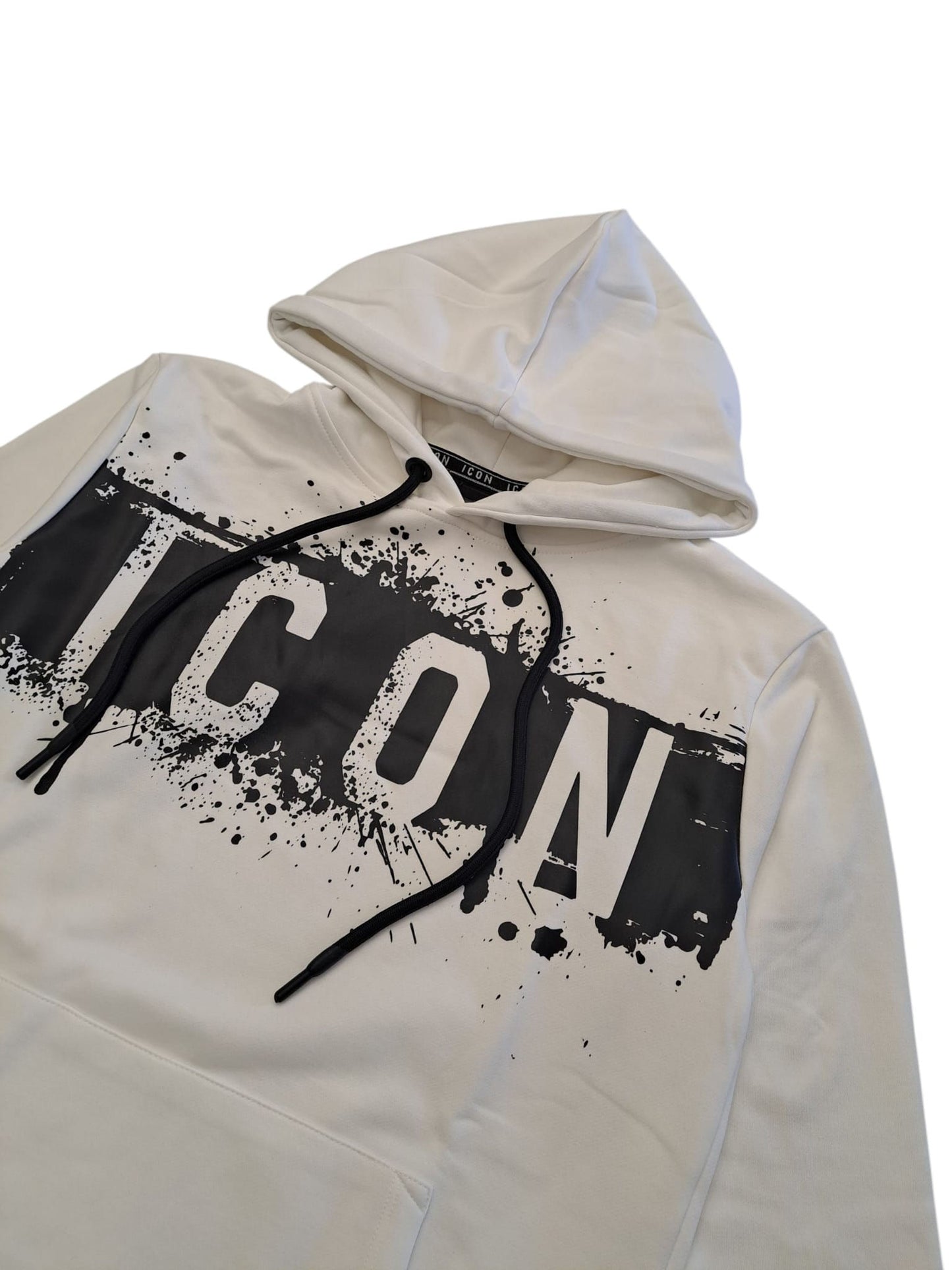 Felpa con cappuccio e logo sul petto