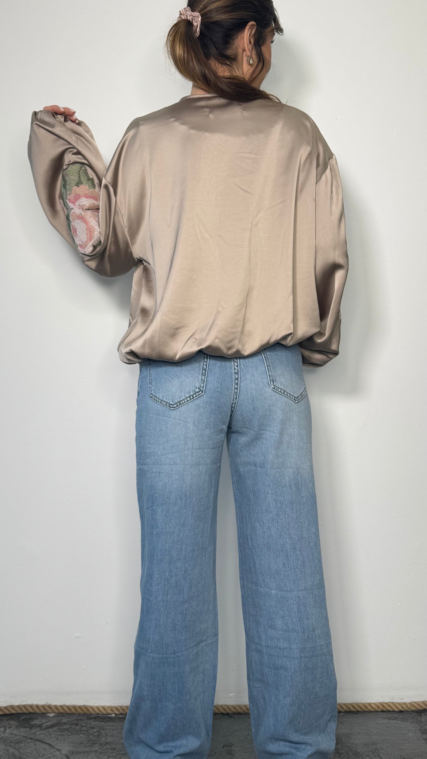 Jeans wide leg a vita alta Bea