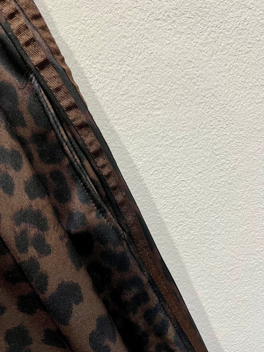 Pantaloni sportivi animalier con banda laterale Alaska