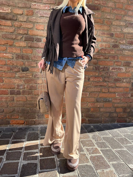 Pantaloni sportivi con banda laterale Lorita