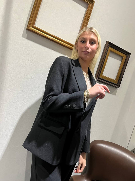 Blazer elegante monopetto con revers Arlena