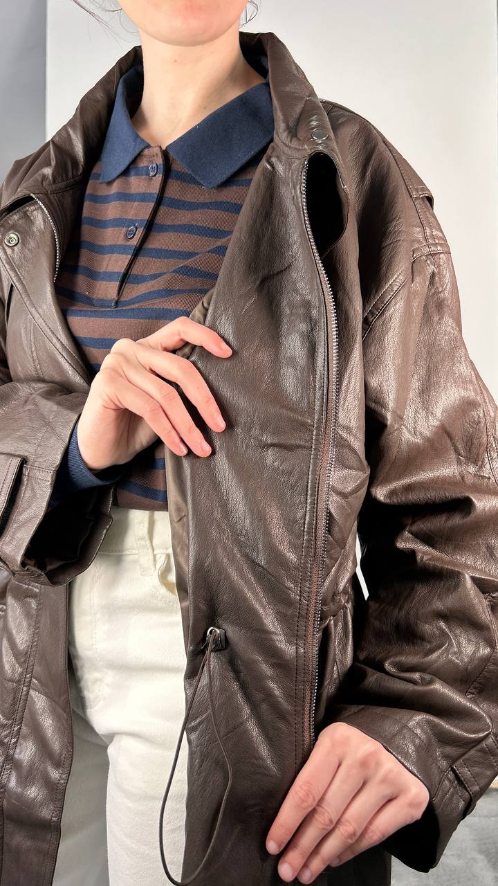 Giacchino simil-pelle Tiziana