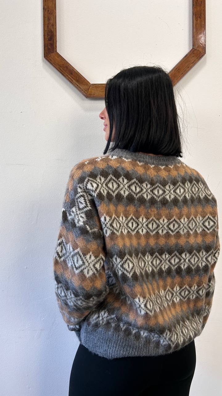 Maglione a trama jacquard Mirelia