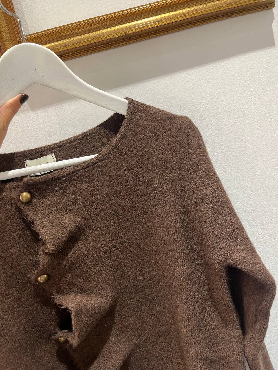 Giacca con balze bottoni Celoria