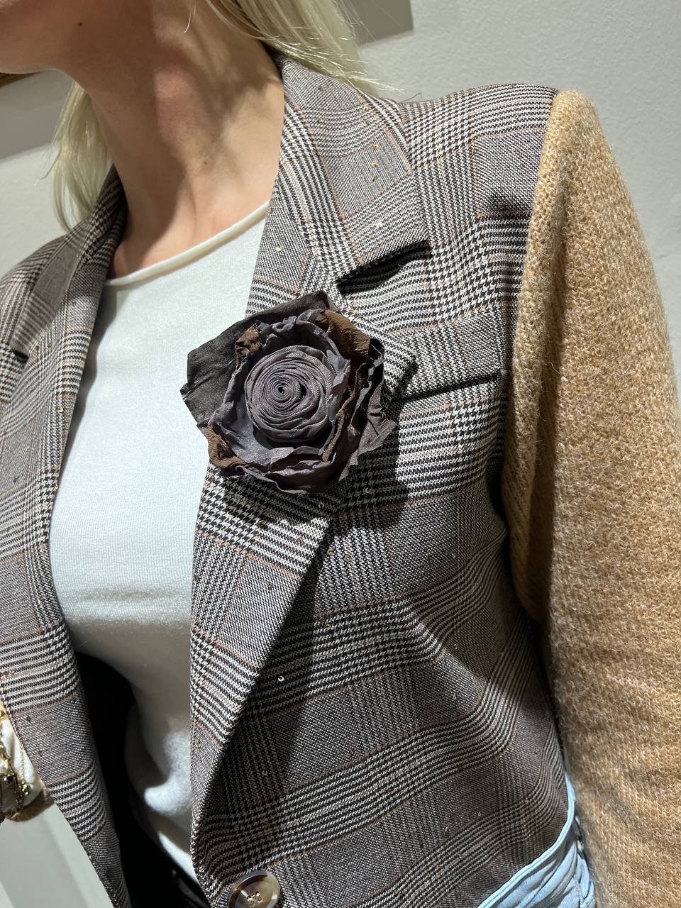 Giacca check Floréma