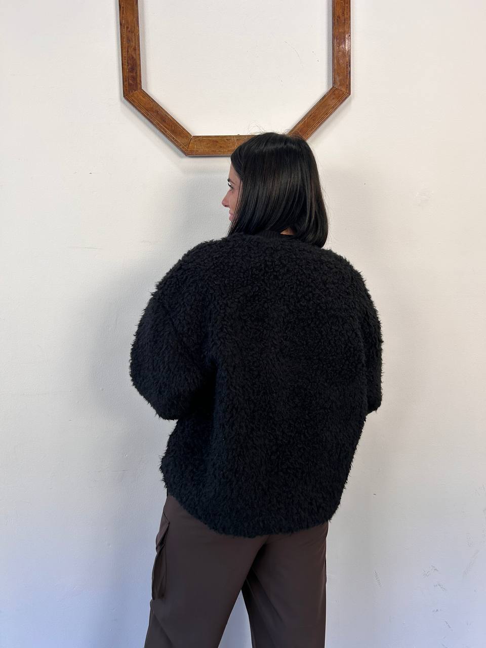 Cappotto in eco-pelliccia Lunavita