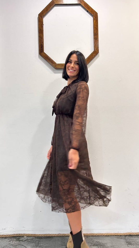 Abito in pizzo Lysia