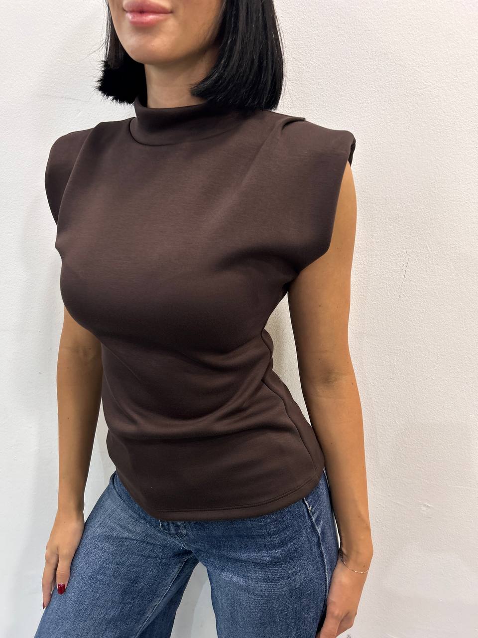 Maglia con spallina rinforzata Fresalia