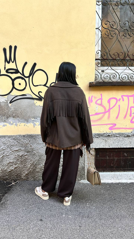 Cappottino con frange Novella