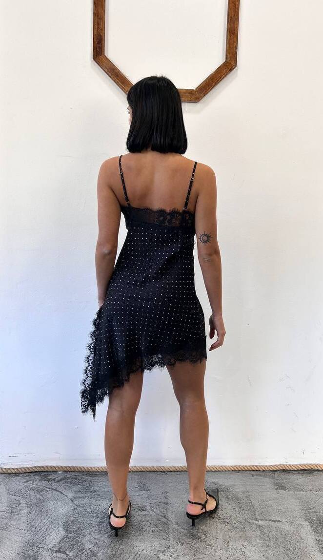 Abito in viscosa a pois Lumea