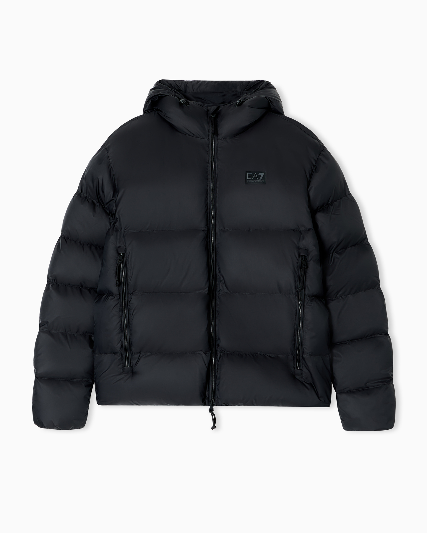 Giacca imbottita con cappuccio in tessuto tecnico