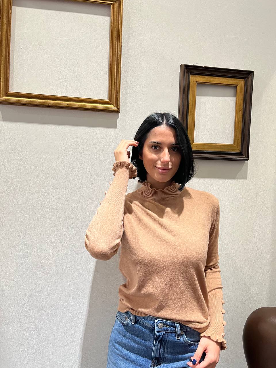 Maglioncino con bottoni Merina