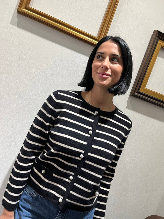 Cardigan con bottoni Frima