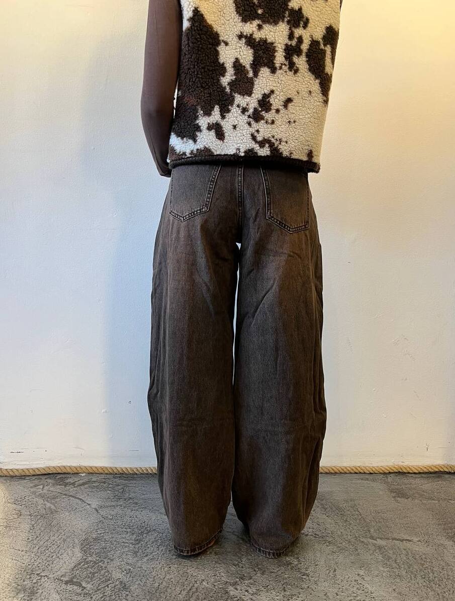 Jeans wide leg a vita alta Alira