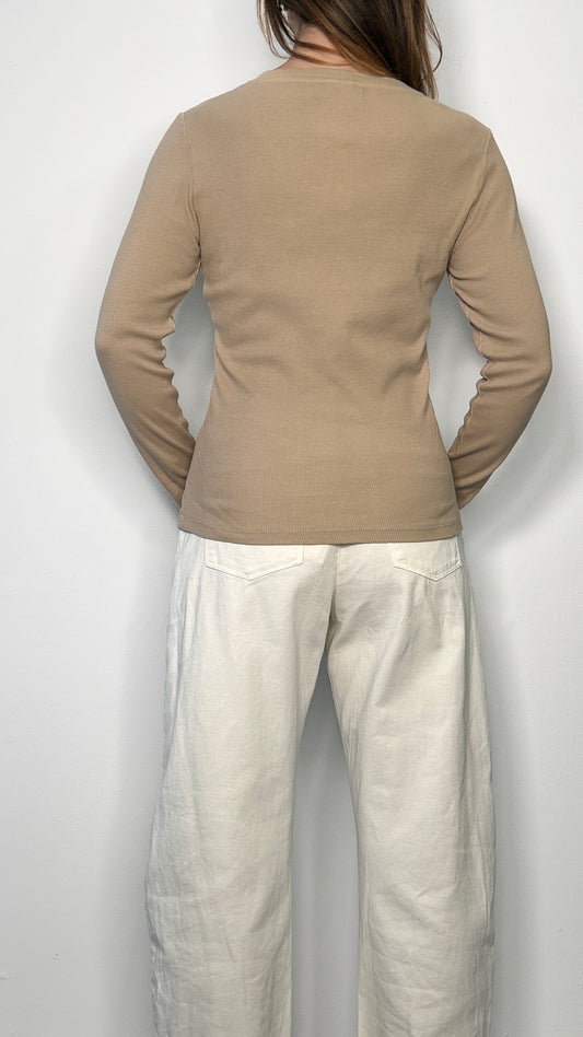 T-shirt scollo a V Lia