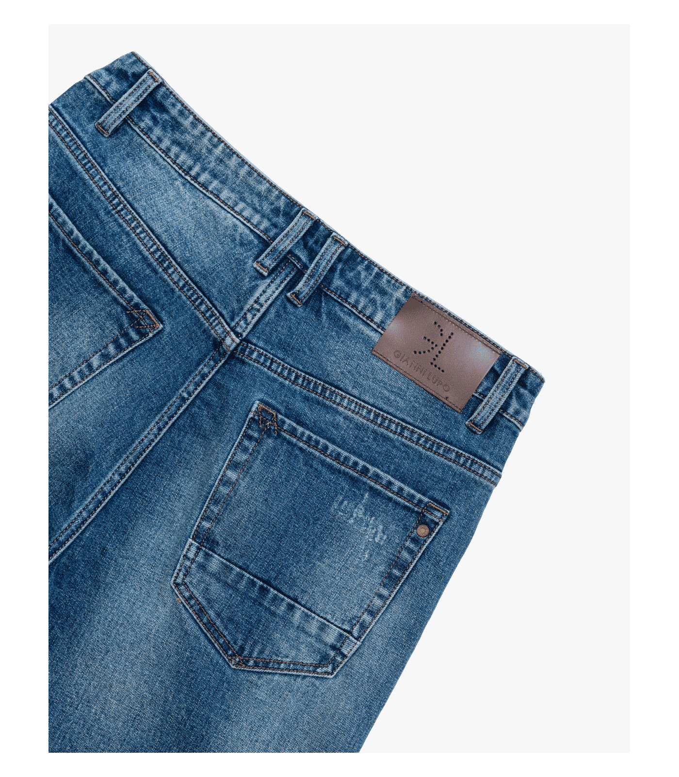 Jeans MIKE carrot cropped fit con graffi