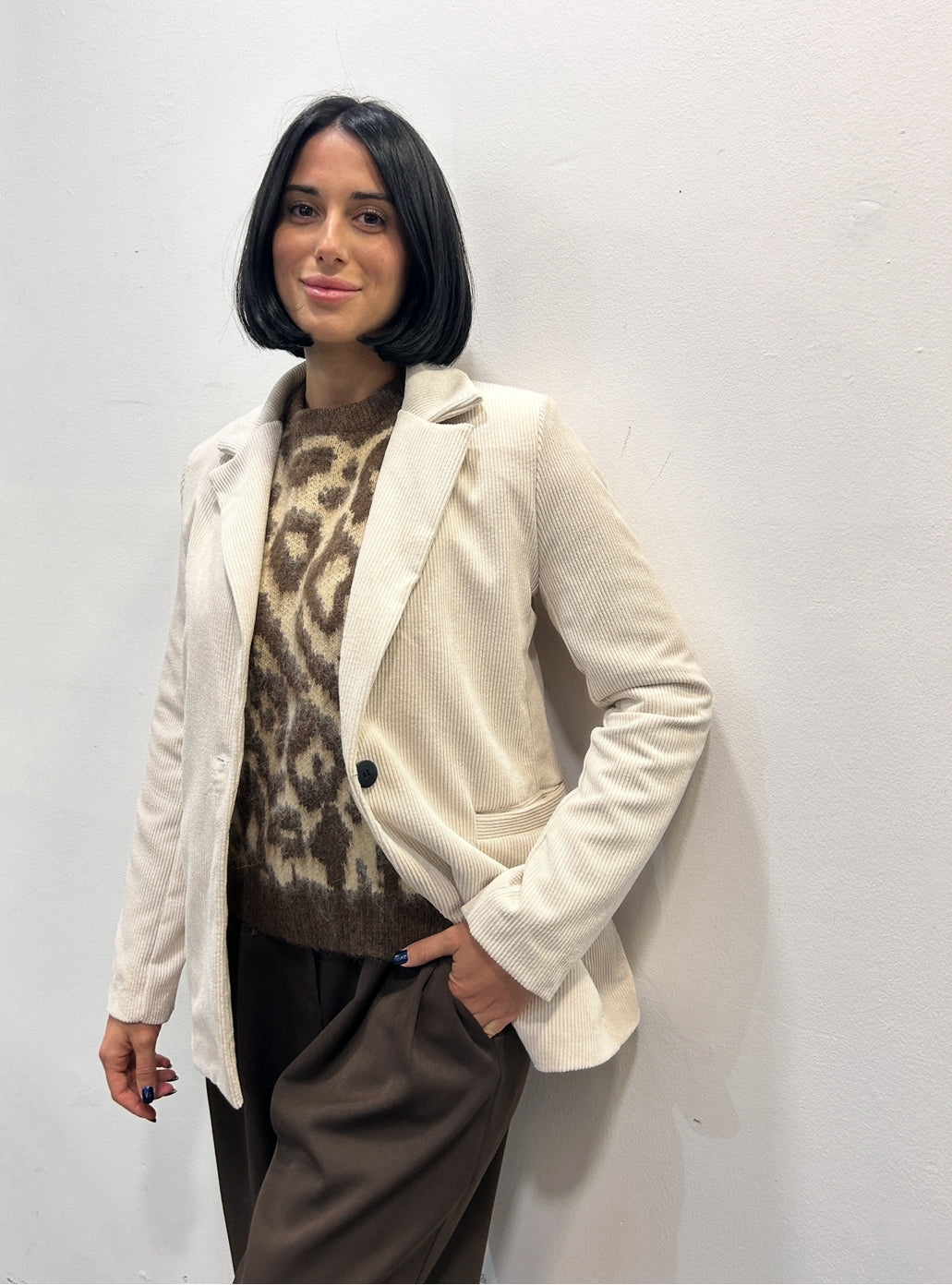 Giacca in velluto Olyra