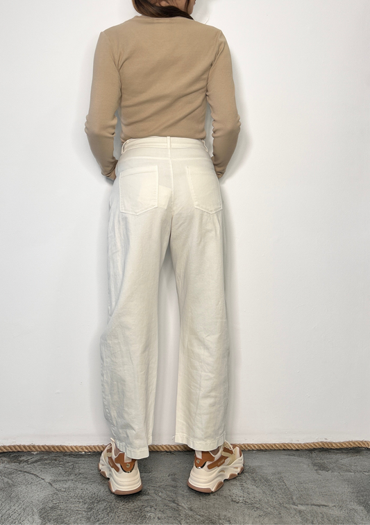 Jeans con cuciture a vista Tina