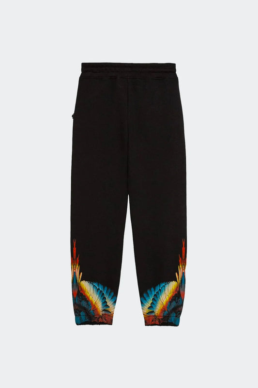 Pantaloni con stampa aquila