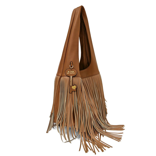 Borsa Fringe a spalla con frange