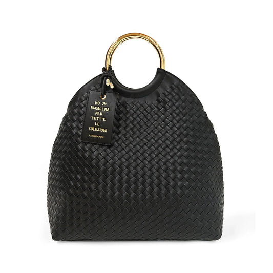 Borsa a mano Aurora con manico a cerchio