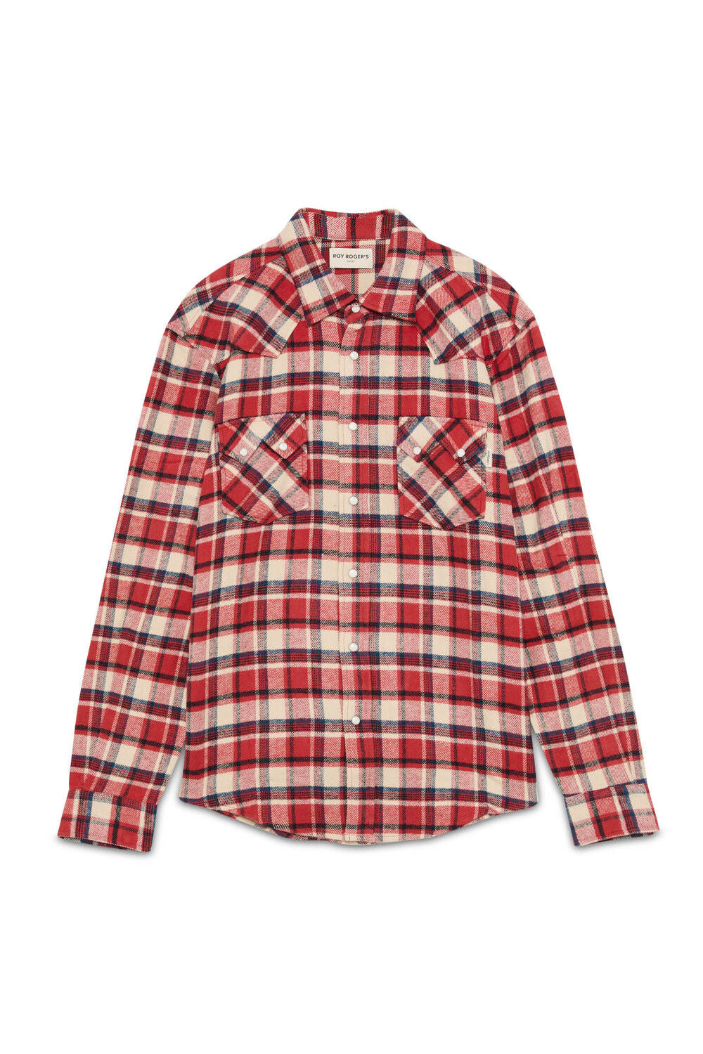Western Shirt Twill check Brushed