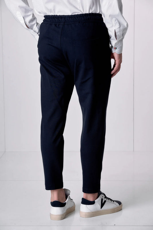 Pantalone Sartoriale con elastico in vita e interni in tessuto