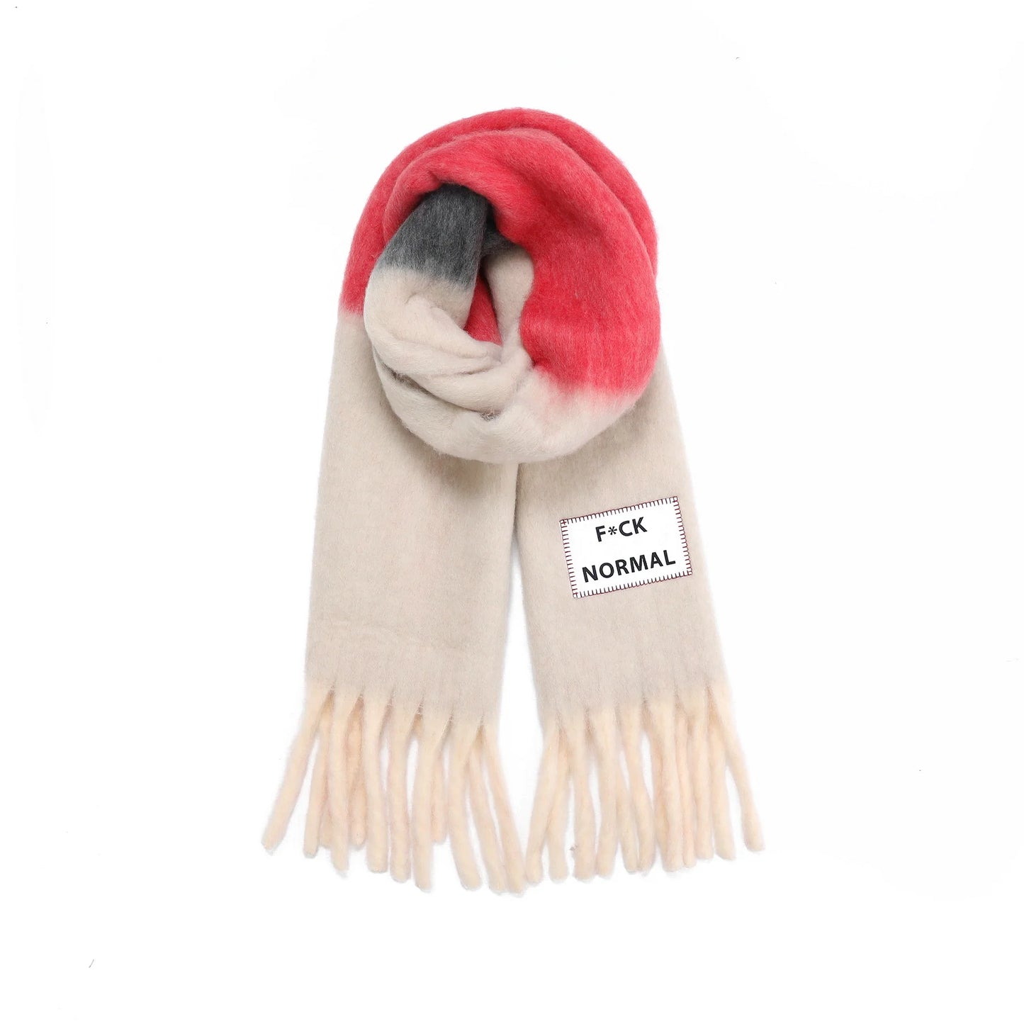 Maxi sciarpa F*ck normal