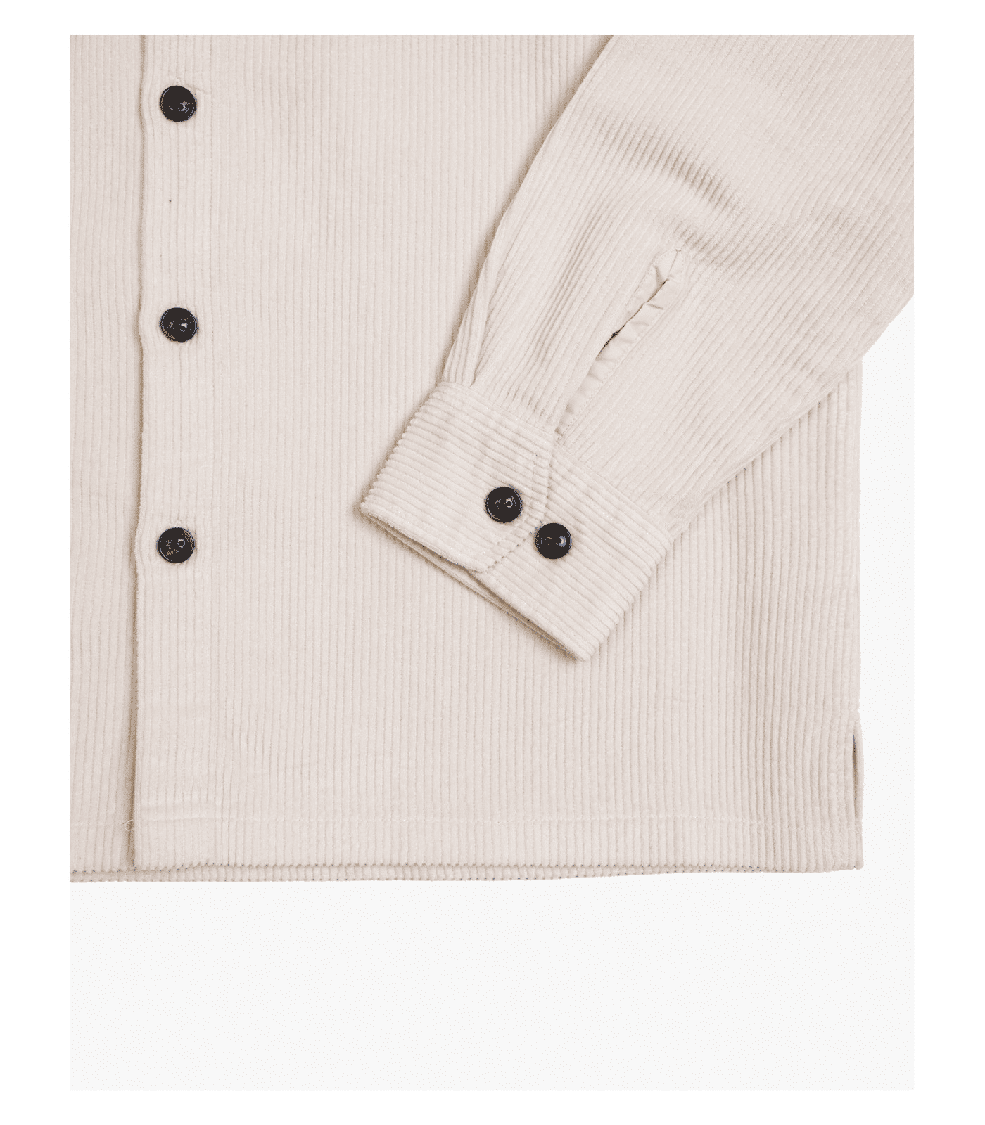 Overshirt in velluto a coste