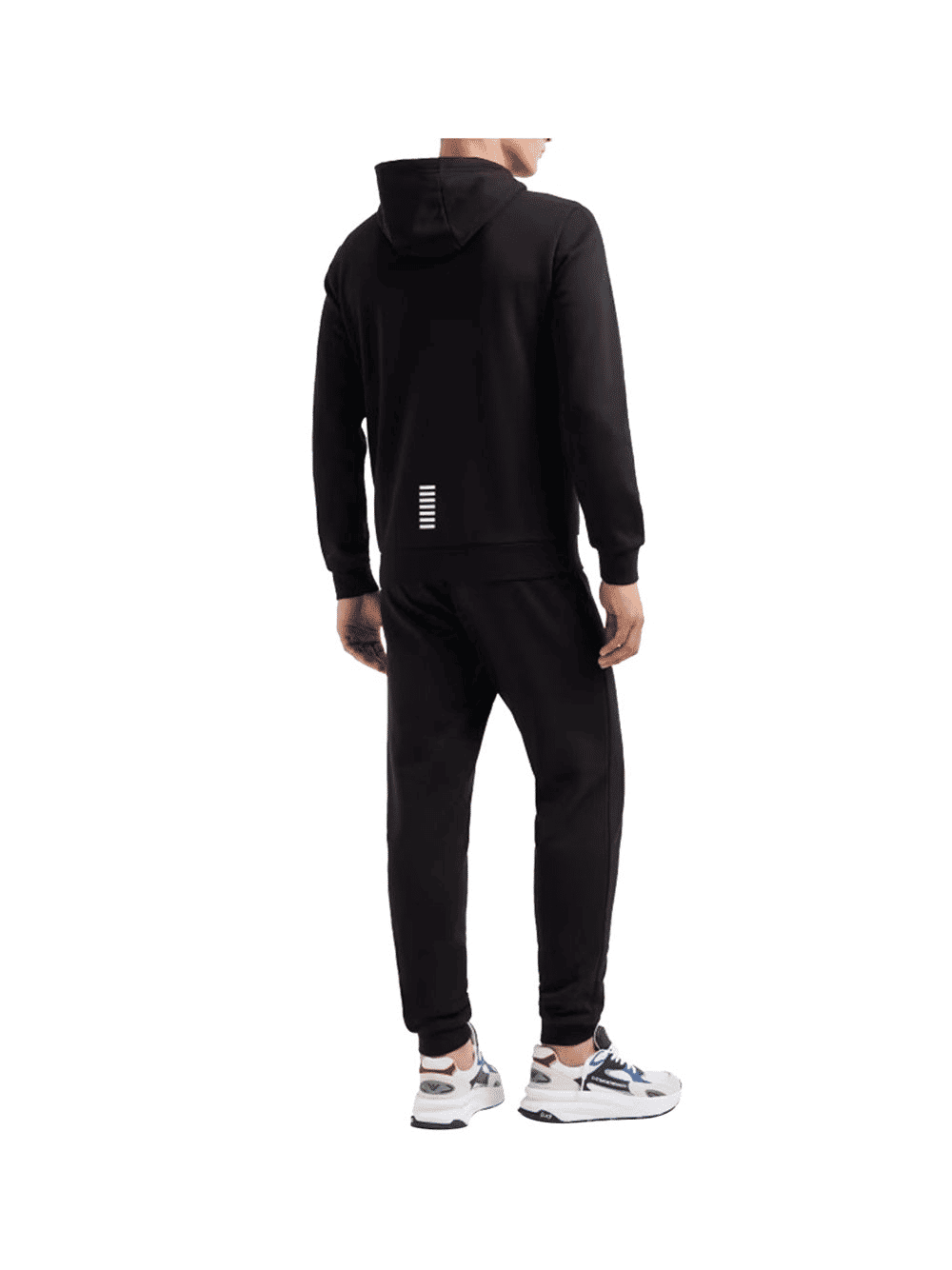 Tuta con cappuccio Core Identity in misto cotone