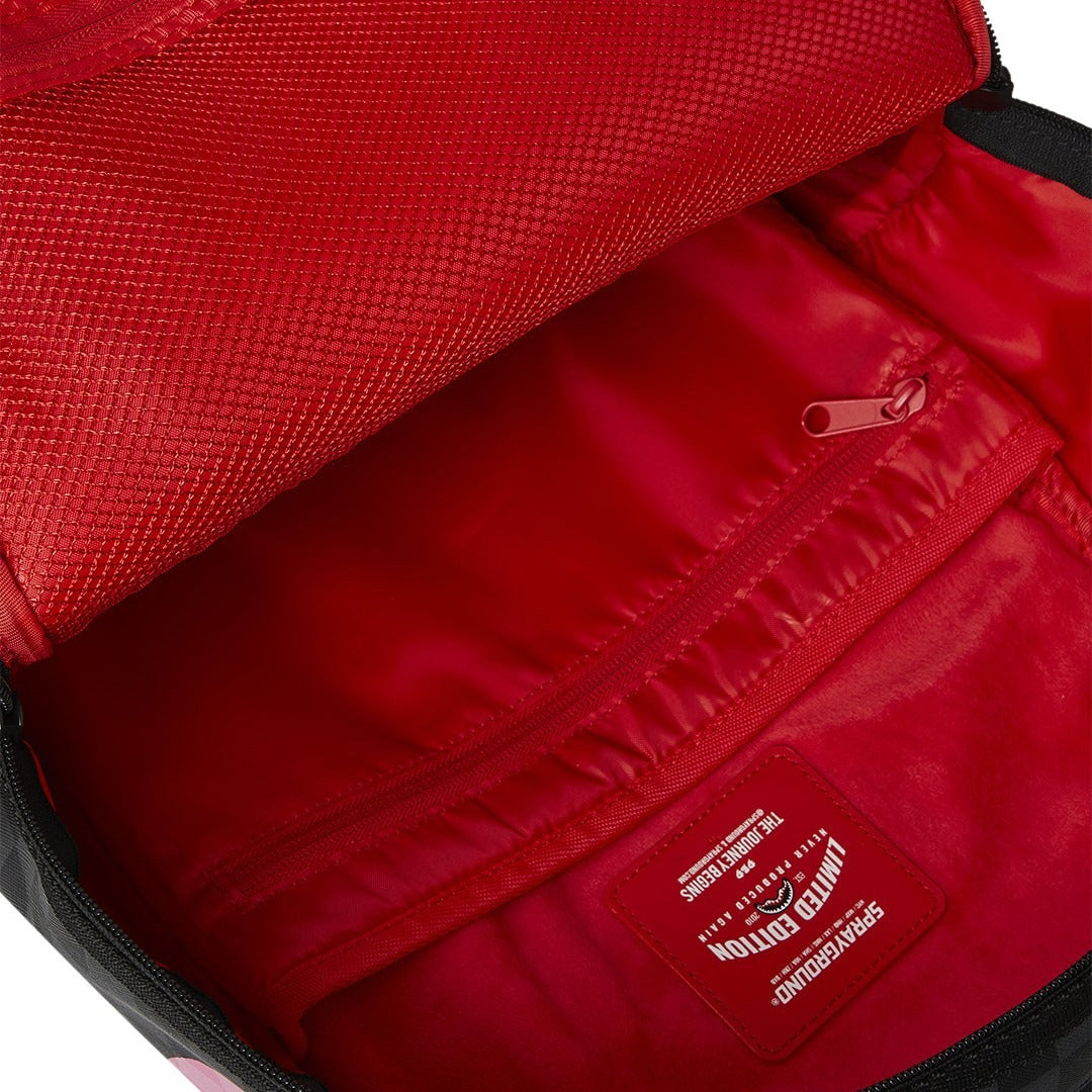 Zaino CREAM AND BROWN TEAR CHECK