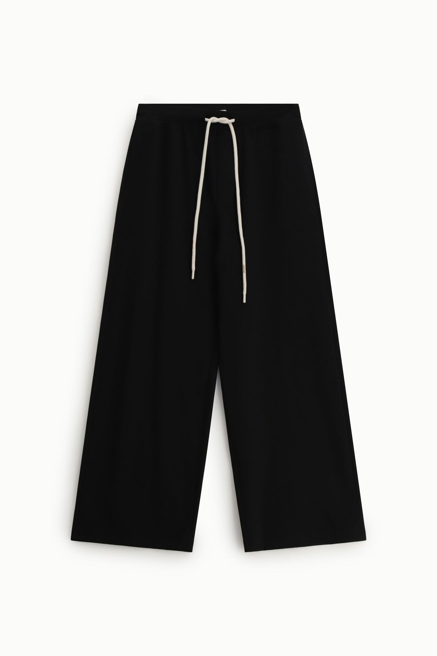 Trousers baggy-fit vita media con coulisse