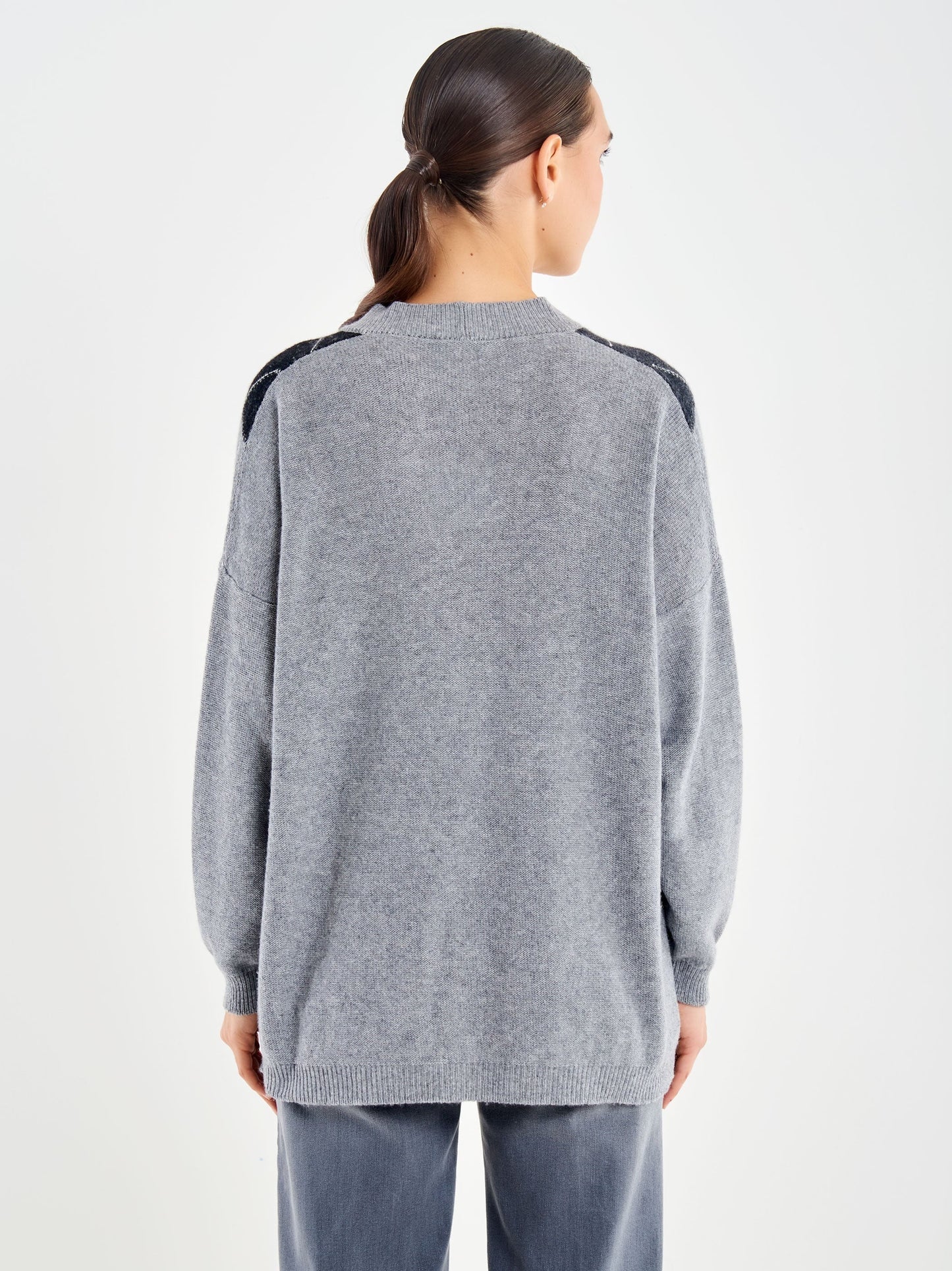 Cardigan a rombi Valesa