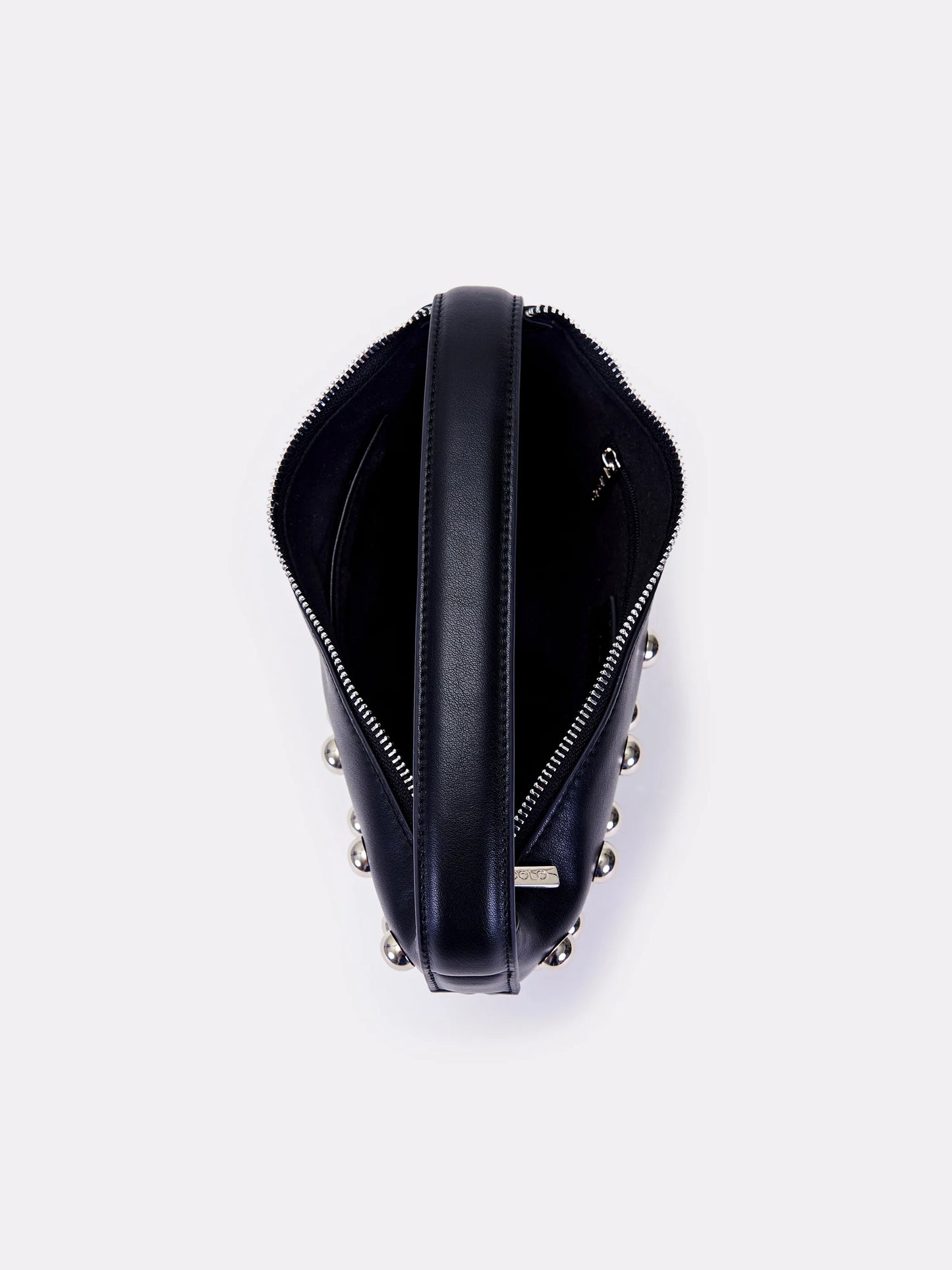 Borsa croissant studded Gelsovia