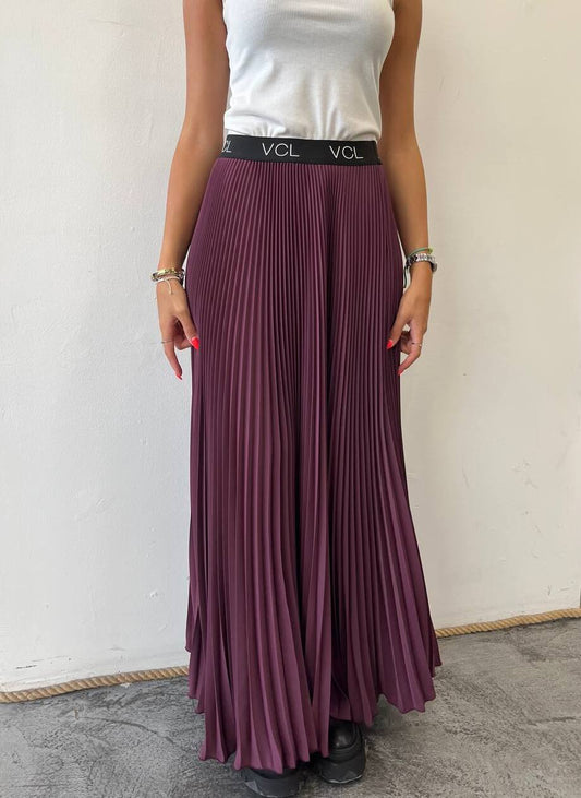 Gonna lunga plissettata Filipendula