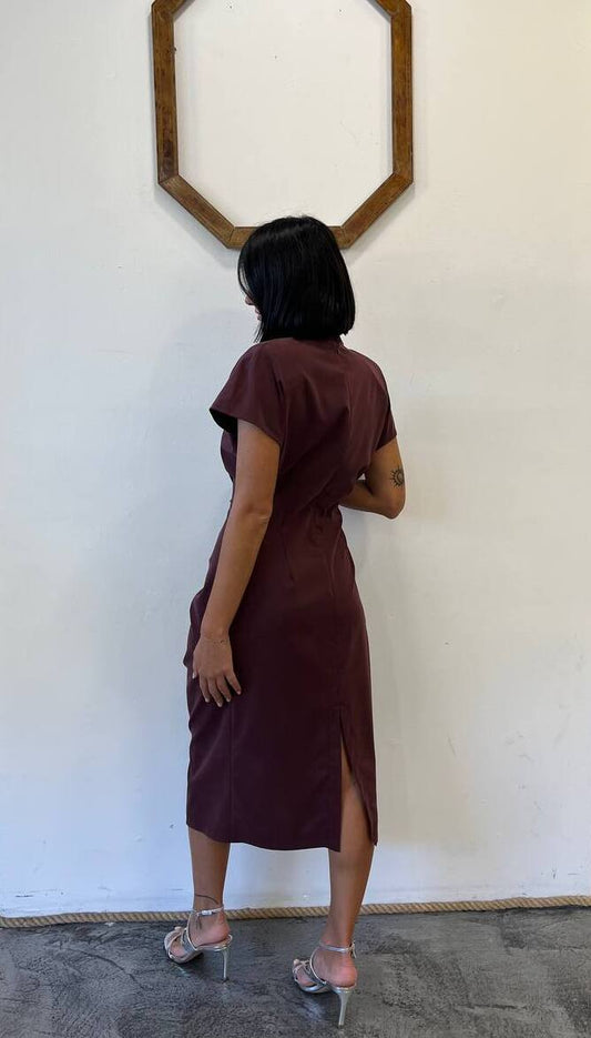 Abito con drappeggio Primula