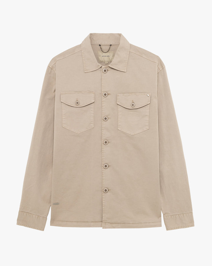 Overshirt manica lunga