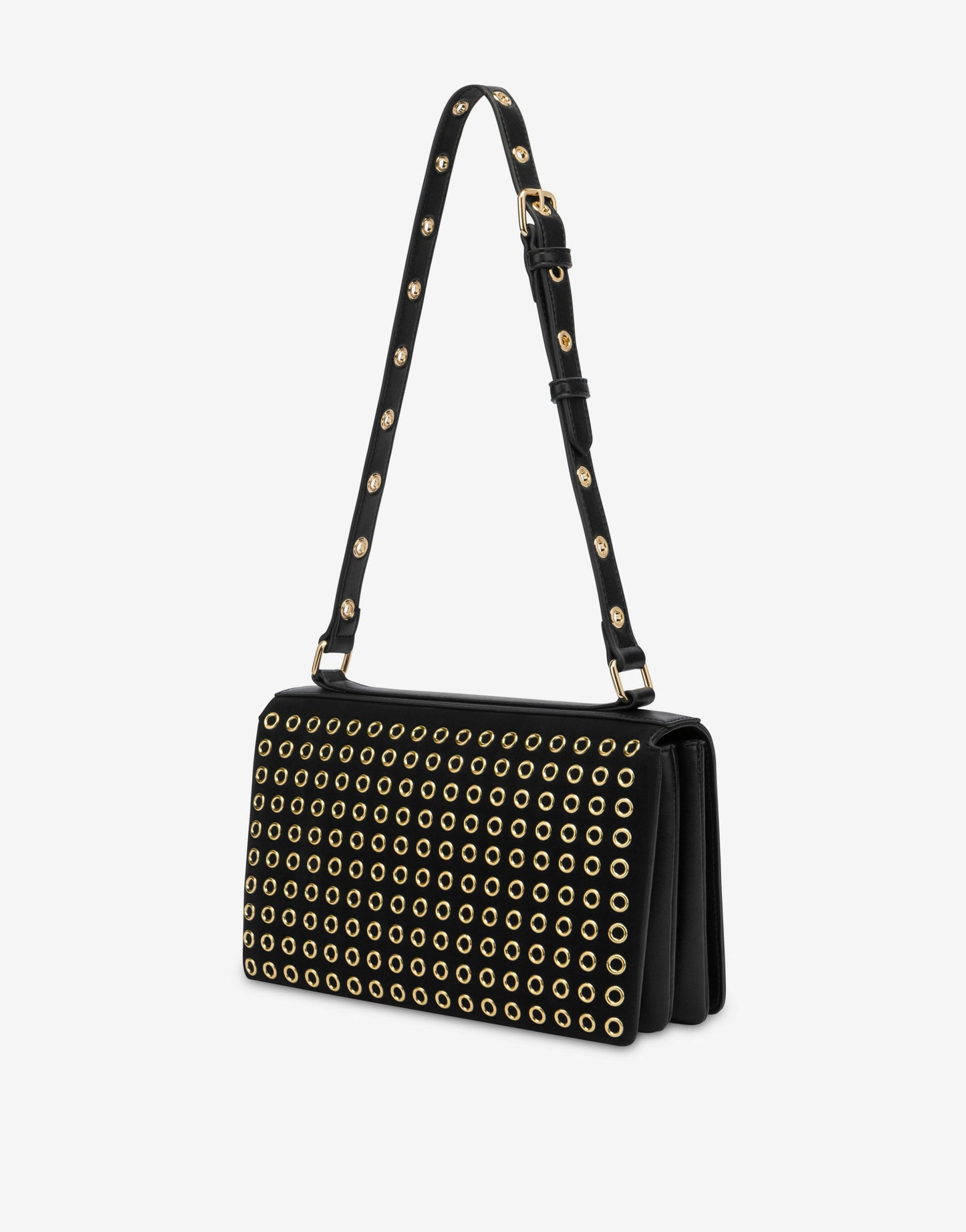 Borsa a spalla con occhielli Glam Up