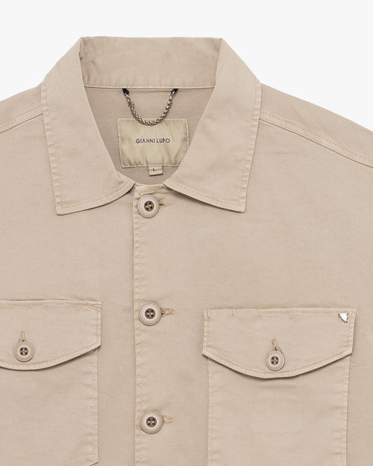 Overshirt manica lunga