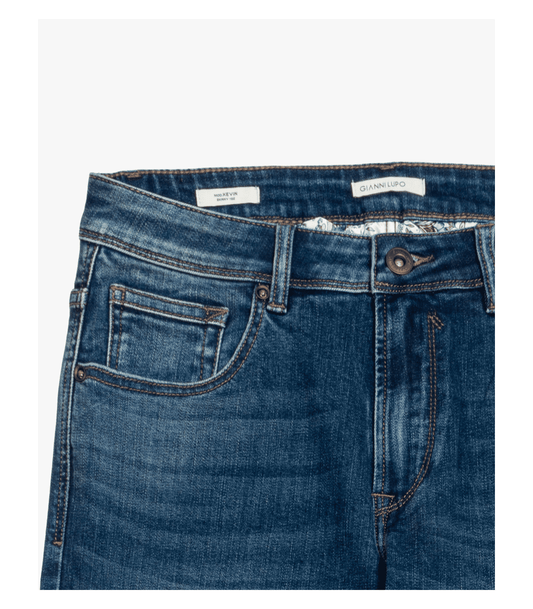 Jeans KEVIN skinny fit lavaggio medio