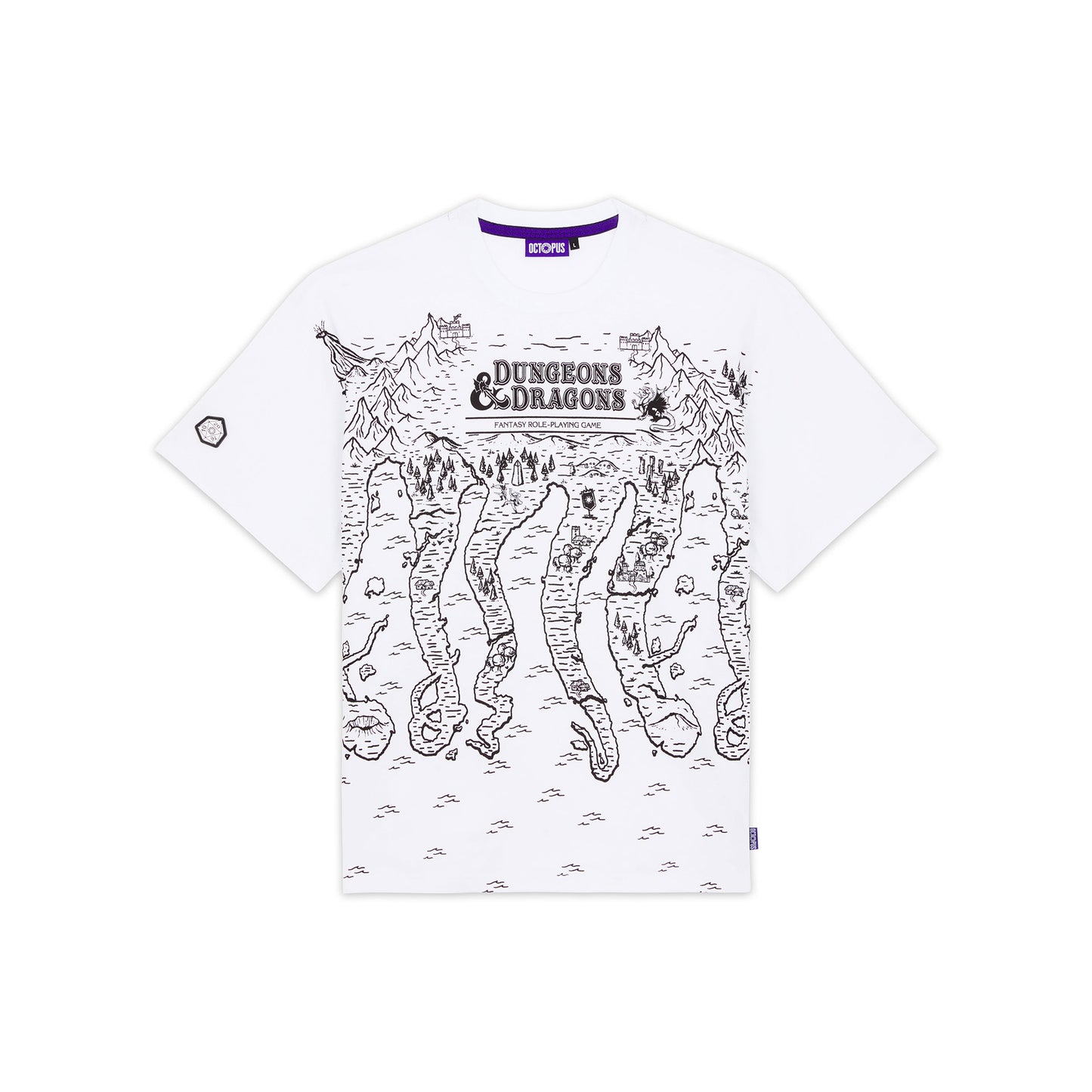 Dungeons & Dragons Octopus Map Tee