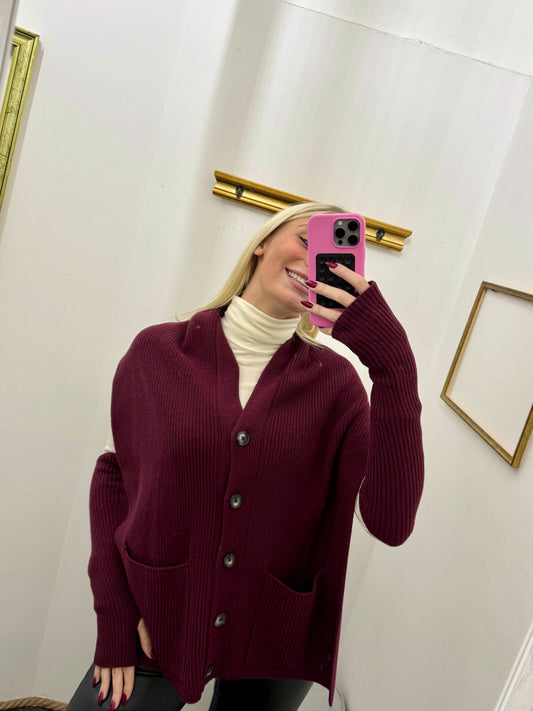 Gilet in maglia con manicotti Evelinda