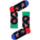 1-Pack Gingerbread Cookies Socks Gift Set