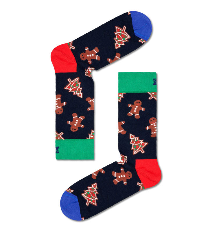 1-Pack Gingerbread Cookies Socks Gift Set