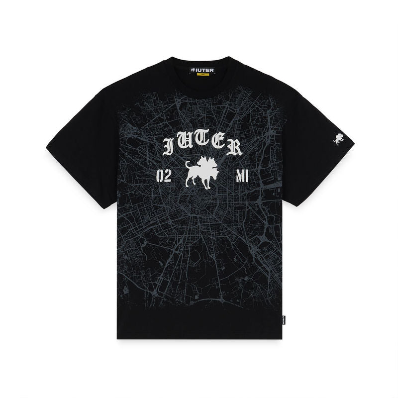 Club Dogo - milano map logo tee