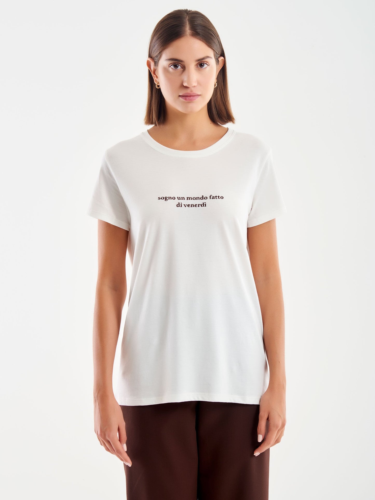 T-shirt Vicolo "Sogno un mondo fatto di venerdì"